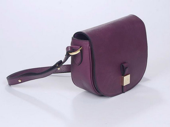 2014 Cheap Mulberry Tessie Small Satchel Bag in Purple Soft Leather